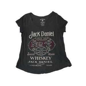 Lucky Brand Distressed Jack Daniels T-Shirt Size Medium